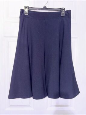 Rafaella Black A-Line Skirt